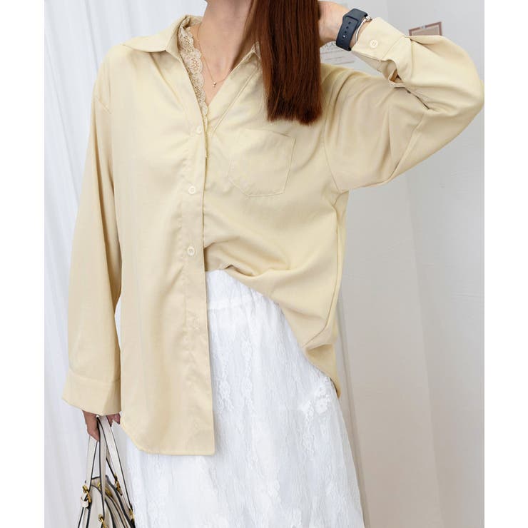 シャツブラウス長袖 レース襟シャツ春秋夏 | Miniministore | 詳細画像17 