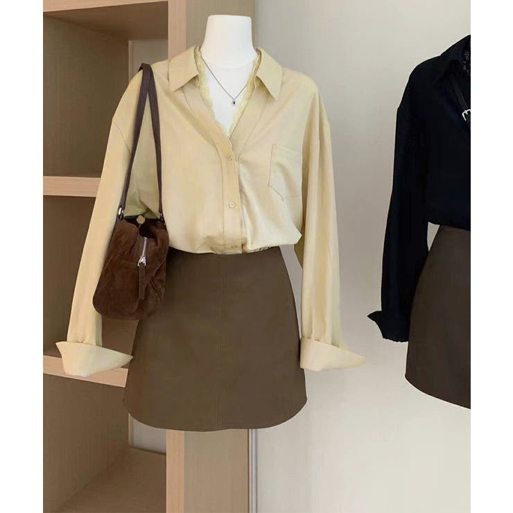 シャツブラウス長袖 レース襟シャツ春秋夏 | Miniministore | 詳細画像23 