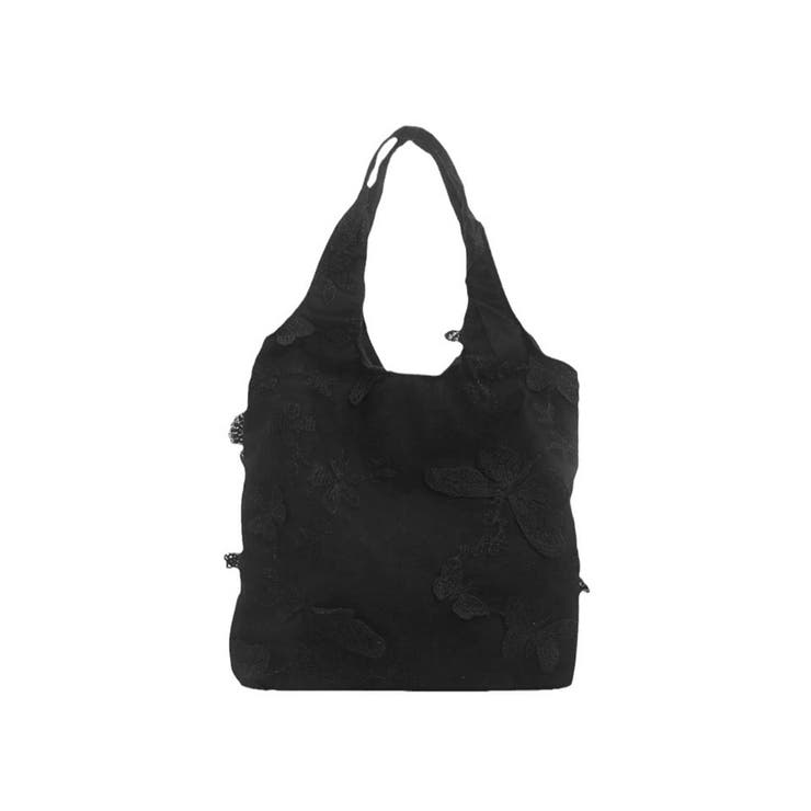 蝶モチーフトートバッグ大容量肩掛けバッグ | Miniministore | 詳細画像17 