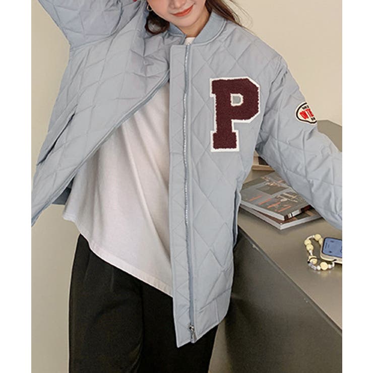 中綿ジャケット キルティングブルゾン防寒 | Miniministore | 詳細画像13 