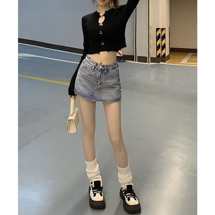 デニムスカパン キュロットスカート韓国風 | Miniministore | 詳細画像16 