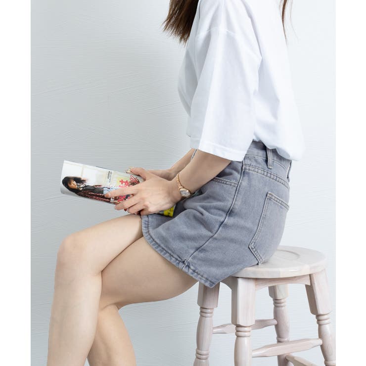 デニムスカパン キュロットスカート韓国風 | Miniministore | 詳細画像24 