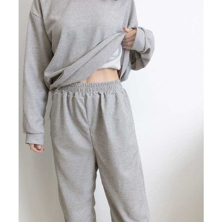 ワッフルスウェットセットアップ 春秋長袖 | Miniministore | 詳細画像21 