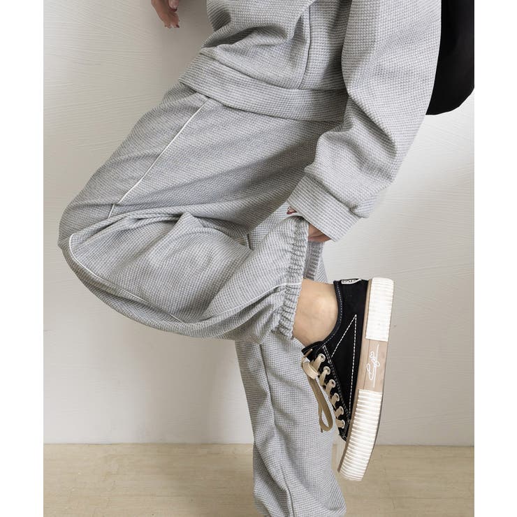 ワッフルスウェットセットアップ 春秋長袖 | Miniministore | 詳細画像22 