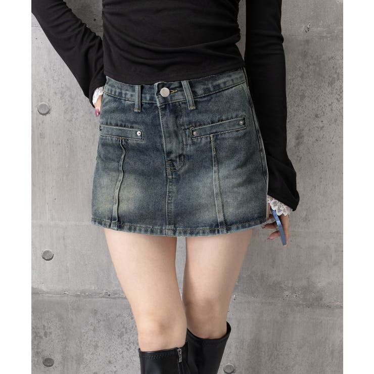 デニムスカパン キュロットスカート韓国風 | Miniministore | 詳細画像13 