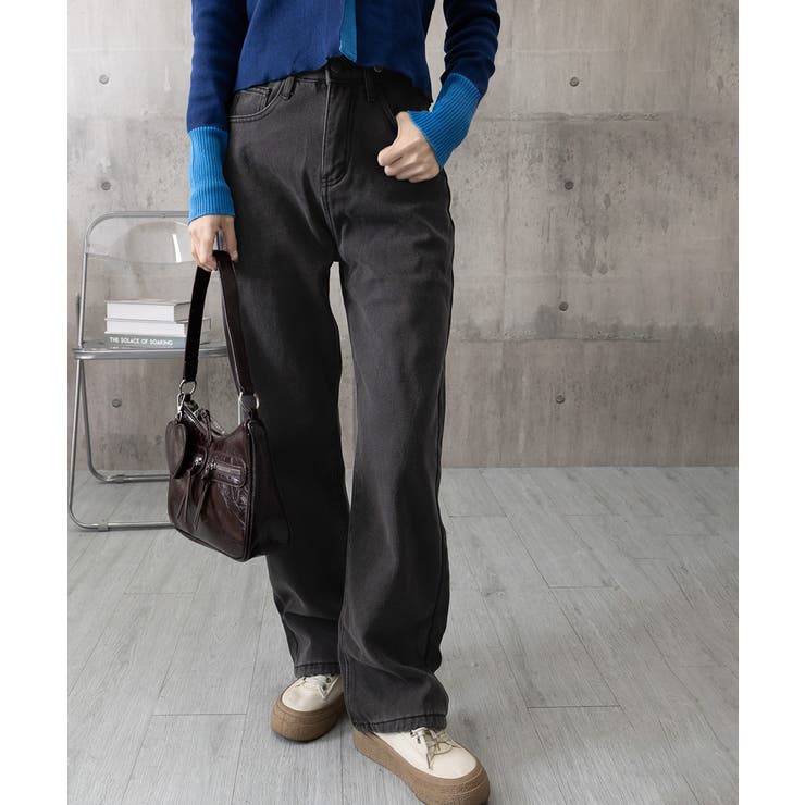 裏起毛デニムパンツウエスト調節ボタン付き | Miniministore | 詳細画像22 