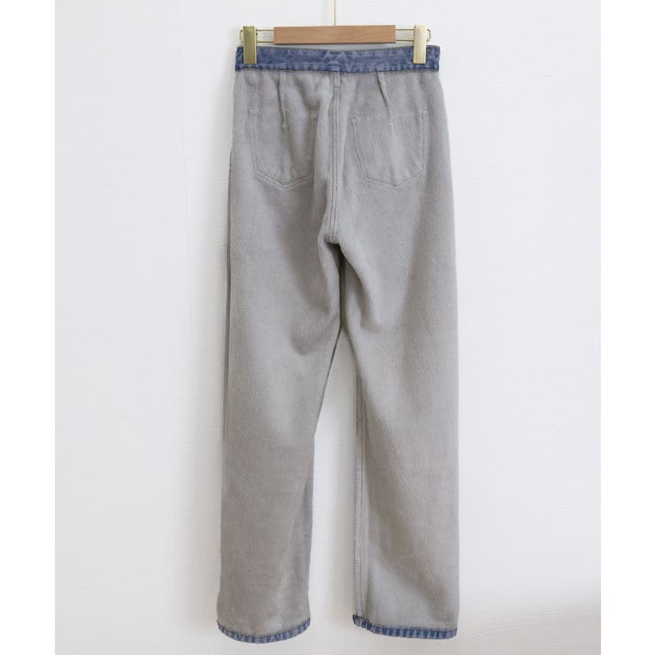 裏起毛デニムパンツウエスト調節ボタン付き | Miniministore | 詳細画像28 