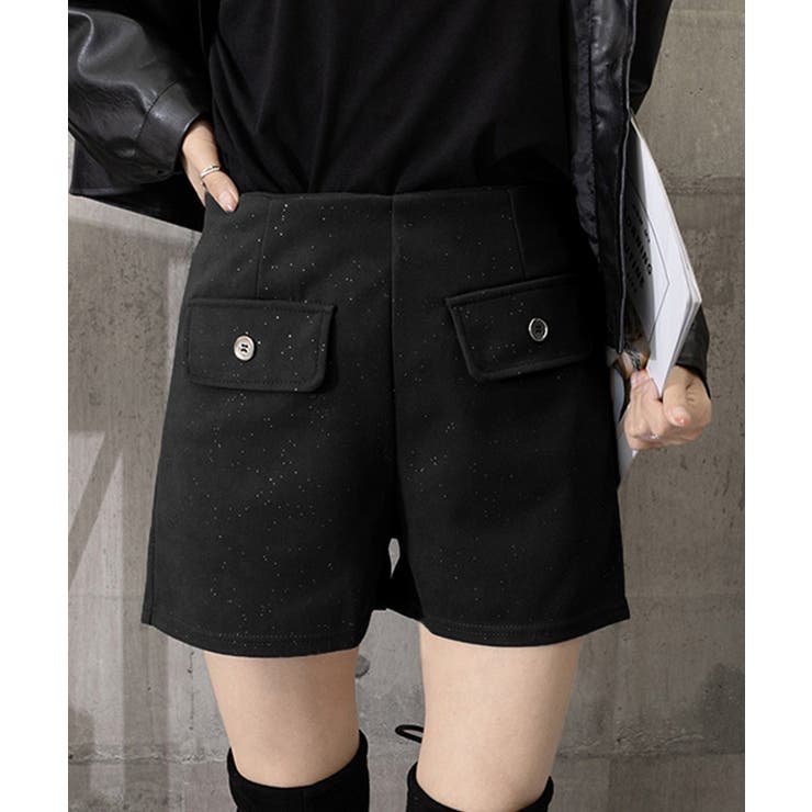 ラメ付きショートパンツ 秋冬 ツイード風 | Miniministore | 詳細画像11 