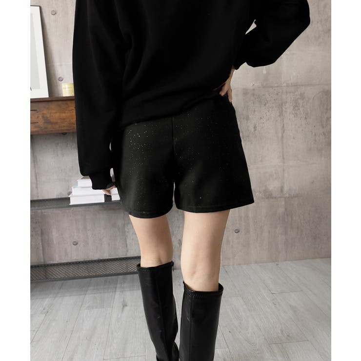 ラメ付きショートパンツ 秋冬 ツイード風 | Miniministore | 詳細画像16 