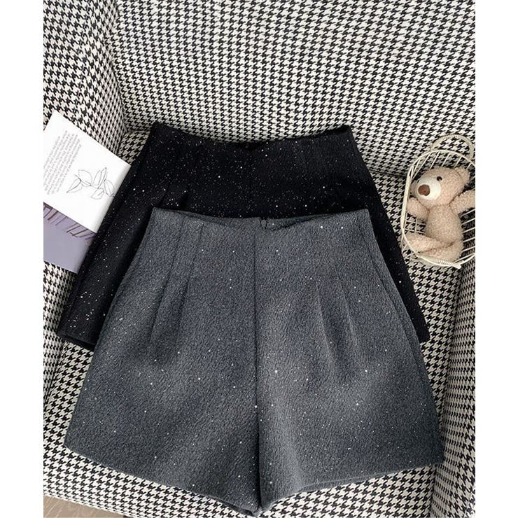 ラメツイード風ショートパンツハイウエスト | Miniministore | 詳細画像15 