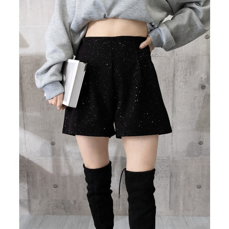 ラメツイード風ショートパンツハイウエスト | Miniministore | 詳細画像16 