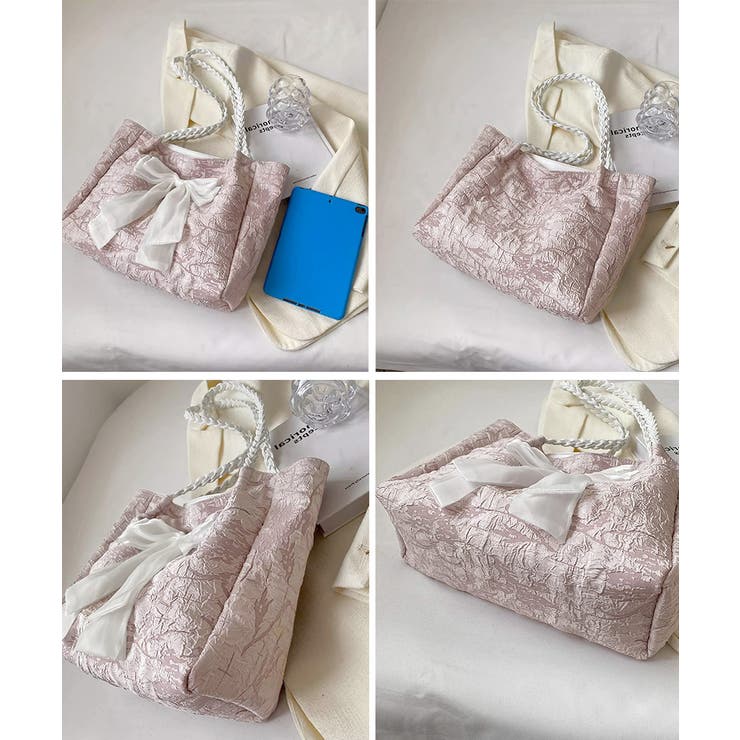 ビッグリボントートバッグ 肩掛け 軽量鞄 | Miniministore | 詳細画像16 