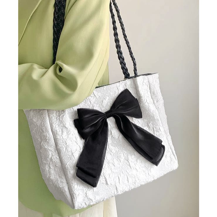 ビッグリボントートバッグ 肩掛け 軽量鞄 | Miniministore | 詳細画像19 