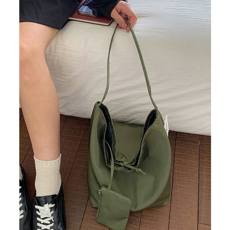 大容量トートバッグ ミニポーチ付き 無地 | Miniministore | 詳細画像6 