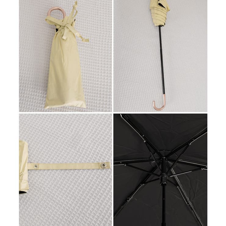3段折りたたみ傘収納袋付き耐風晴雨兼用傘 | Miniministore | 詳細画像21 