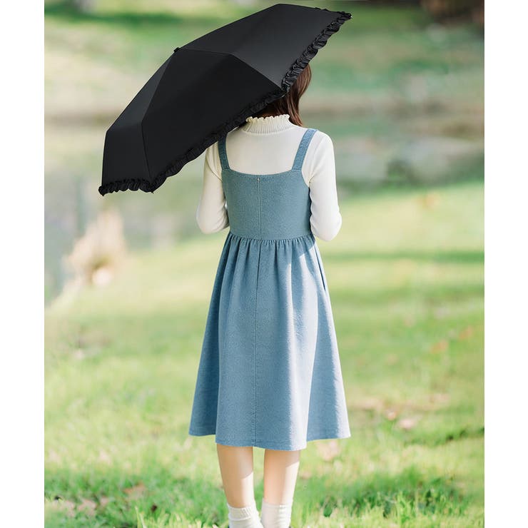 3段折りたたみ傘収納袋付き耐風晴雨兼用傘 | Miniministore | 詳細画像9 
