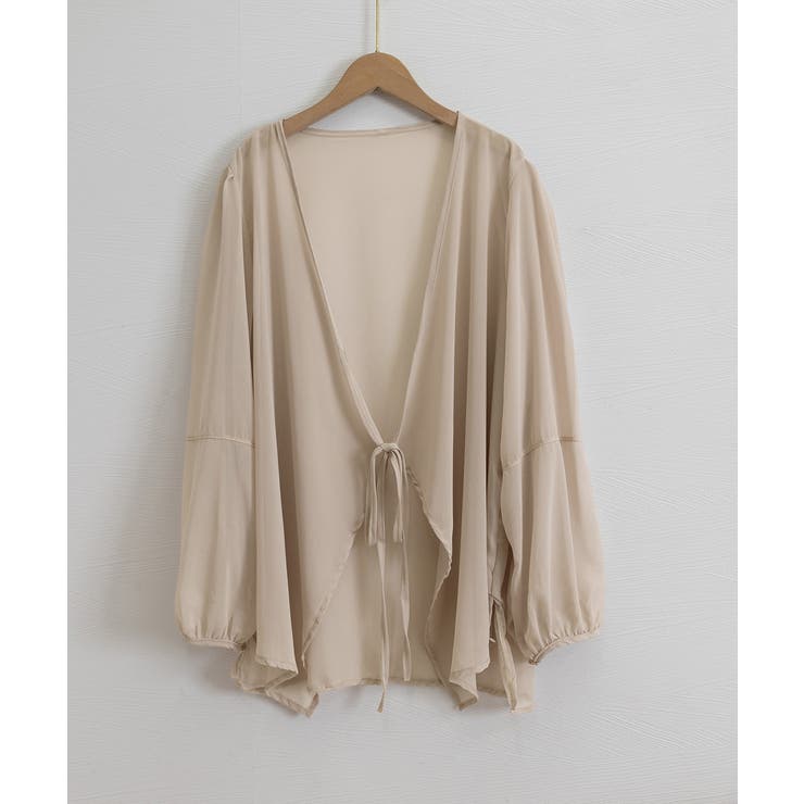 シアーカーディガン レディース薄手羽織り | Miniministore | 詳細画像20 