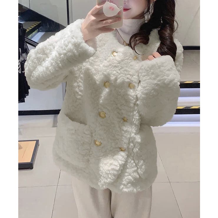 ボアジャケット もこもこアウター 韓国風 | Miniministore | 詳細画像10 