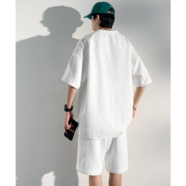 再再販！ メンズ 半袖tシャツ ハーフパンツセット[品番：II000011778 トップス