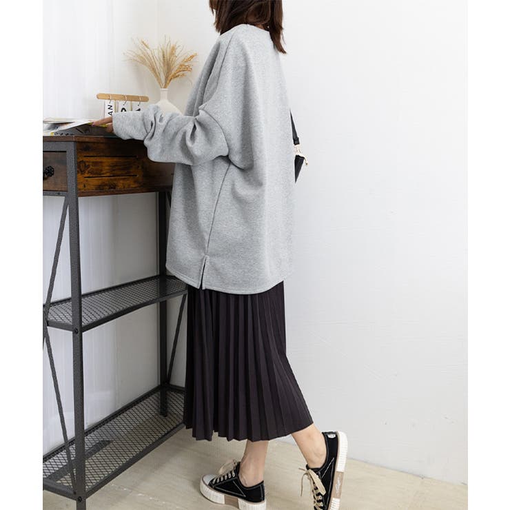 ビッグシルエットスウェット裏起毛トップス | Miniministore | 詳細画像24 