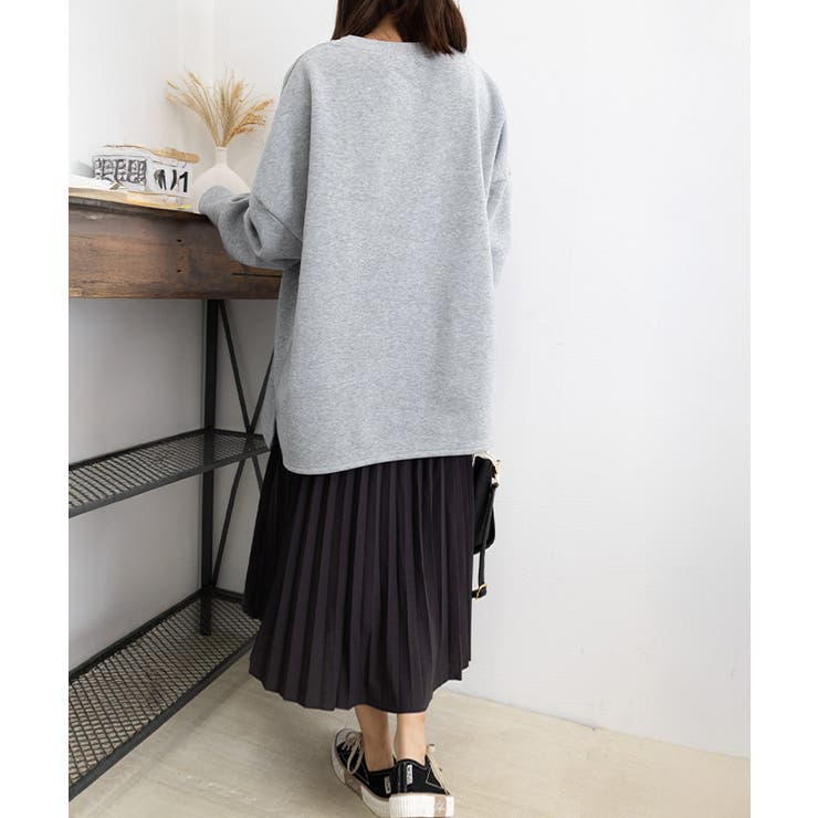 ビッグシルエットスウェット裏起毛トップス | Miniministore | 詳細画像25 
