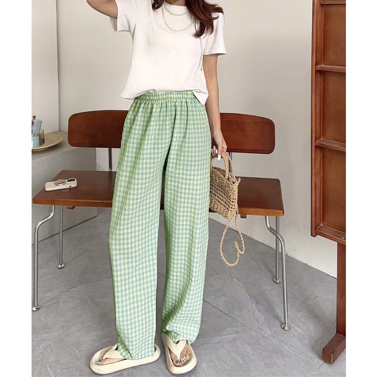 ギンガムチェックパンツ レディース 春夏 | Miniministore | 詳細画像11 