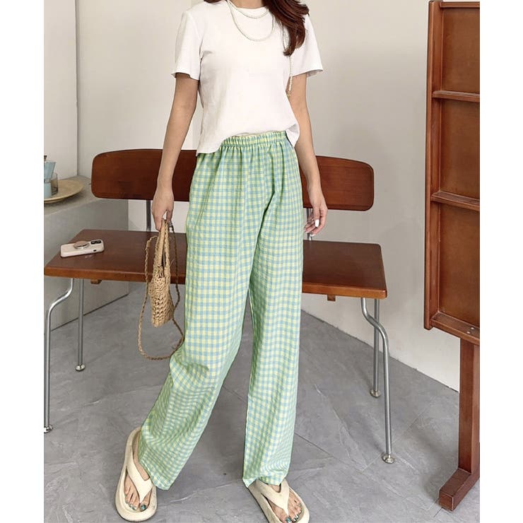 ギンガムチェックパンツ レディース 春夏 | Miniministore | 詳細画像12 