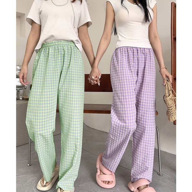 ギンガムチェックパンツ レディース 春夏 | Miniministore | 詳細画像24 