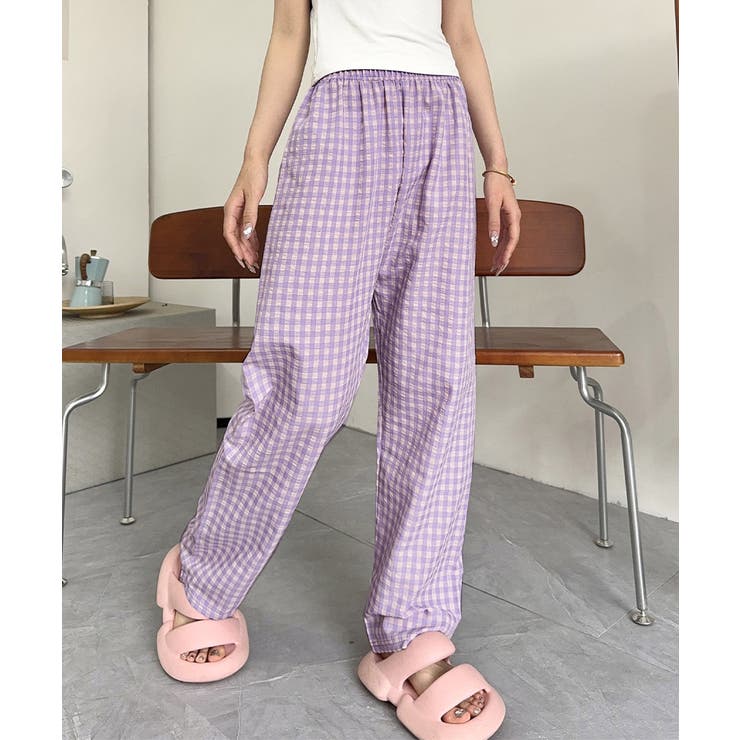 ギンガムチェックパンツ レディース 春夏 | Miniministore | 詳細画像5 