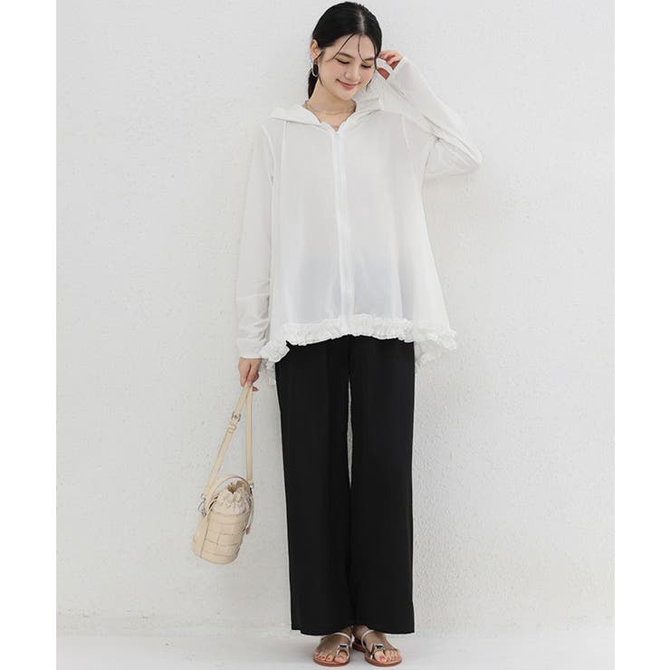 シアパーカー長袖フリルラッシュガード夏服 | Miniministore | 詳細画像6 