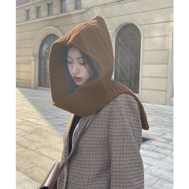 フード付きニットマフラー韓国風バラクラバ | Miniministore | 詳細画像13 