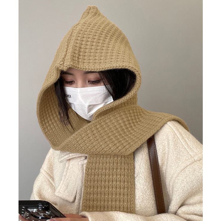 フード付きニットマフラー韓国風バラクラバ | Miniministore | 詳細画像9 