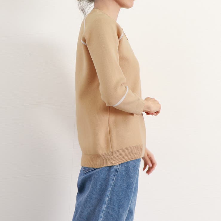 ジップアップニットジャケット レディース | Miniministore | 詳細画像17 