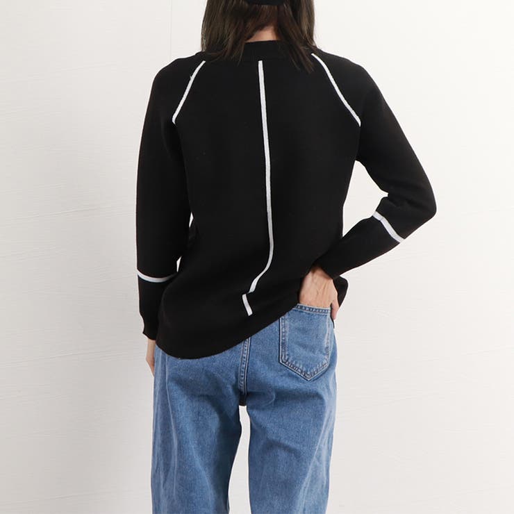 ジップアップニットジャケット レディース | Miniministore | 詳細画像7 