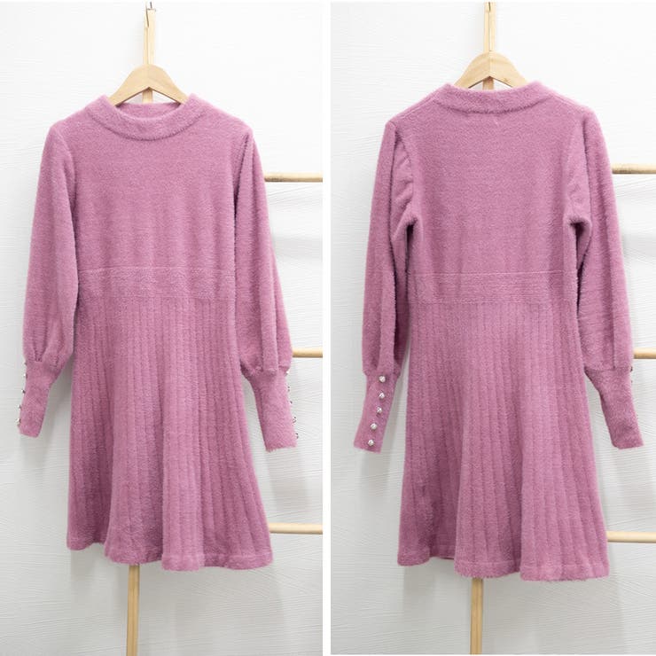 ニットワンピース  ミンクタッチミニワンピ[品番：II000011199]｜Miniministore（ミニミニストア）のレディースファッション通販｜SHOPLIST（ショップリスト）