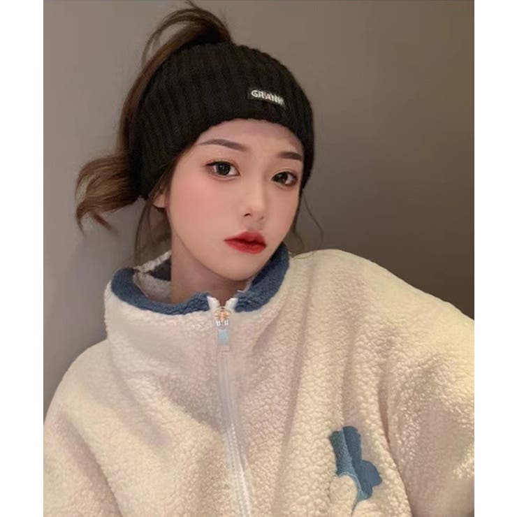 ニットヘアバンド 幅広 ヘアターバン洗顔 | Miniministore | 詳細画像2 