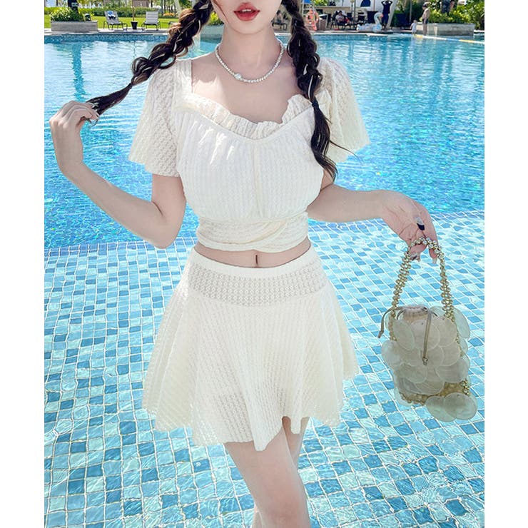 フリル水着 レディース ギャザータンキニ | Miniministore | 詳細画像5 