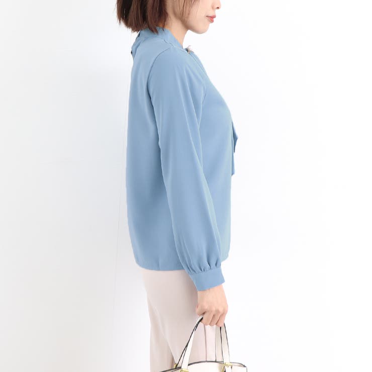 シャツブラウス リボン 長袖 レディース オフィスカジュアル | Miniministore | 詳細画像18 