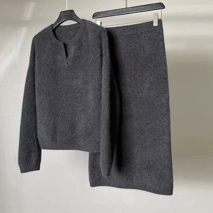 こなれ感 ニットセットアップ 上品韓国風 | Miniministore | 詳細画像14 