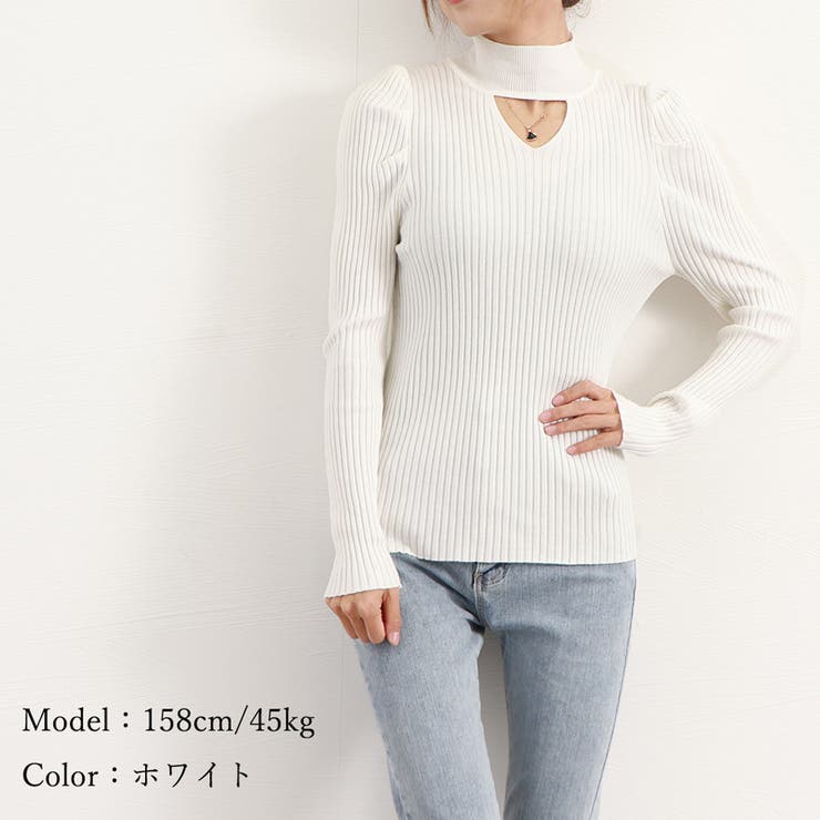 プチハイネック リブニットトップス 長袖 | Miniministore | 詳細画像11 