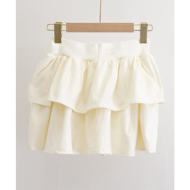 ANDI BAGUS☆Capri Ruffle Skirt フェミニンフリル ミニスカート UNE MANSION スカート マジックラブリーフリル レースミニ