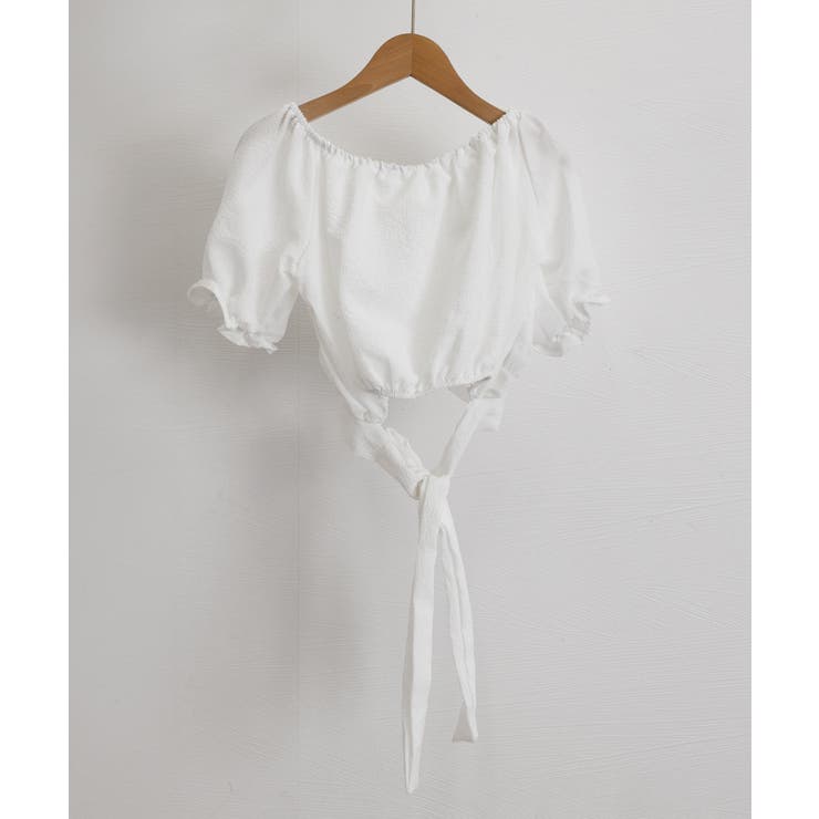 オフショルダーブラウス バックリボン夏服 | Miniministore | 詳細画像23 