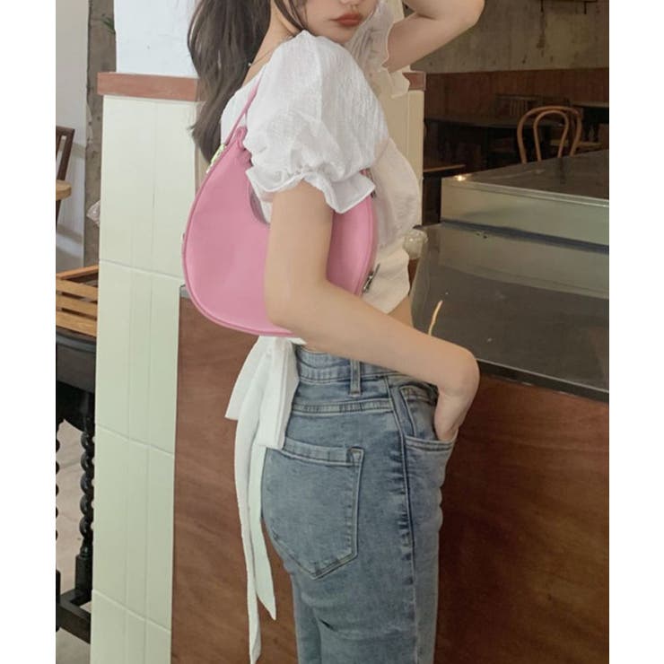 オフショルダーブラウス バックリボン夏服 | Miniministore | 詳細画像3 