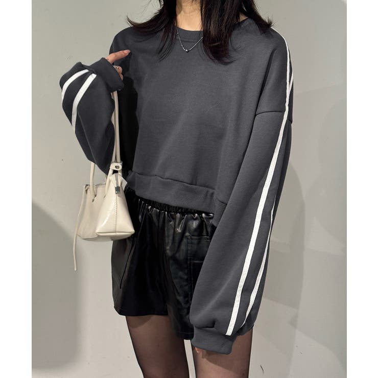 裏起毛スウェットレディーストレーナー秋冬 | Miniministore | 詳細画像11 