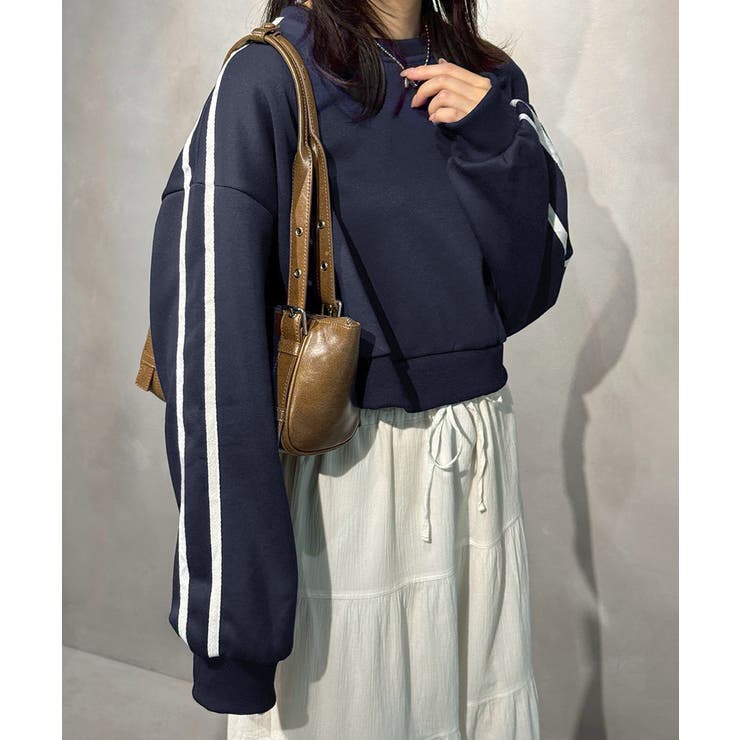 裏起毛スウェットレディーストレーナー秋冬 | Miniministore | 詳細画像17 