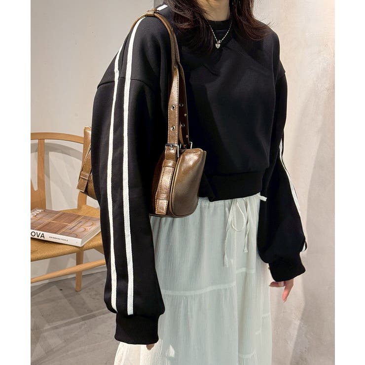 裏起毛スウェットレディーストレーナー秋冬 | Miniministore | 詳細画像3 