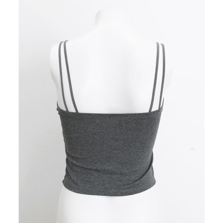 カップ付きキャミソール ダブルストラップ | Miniministore | 詳細画像16 