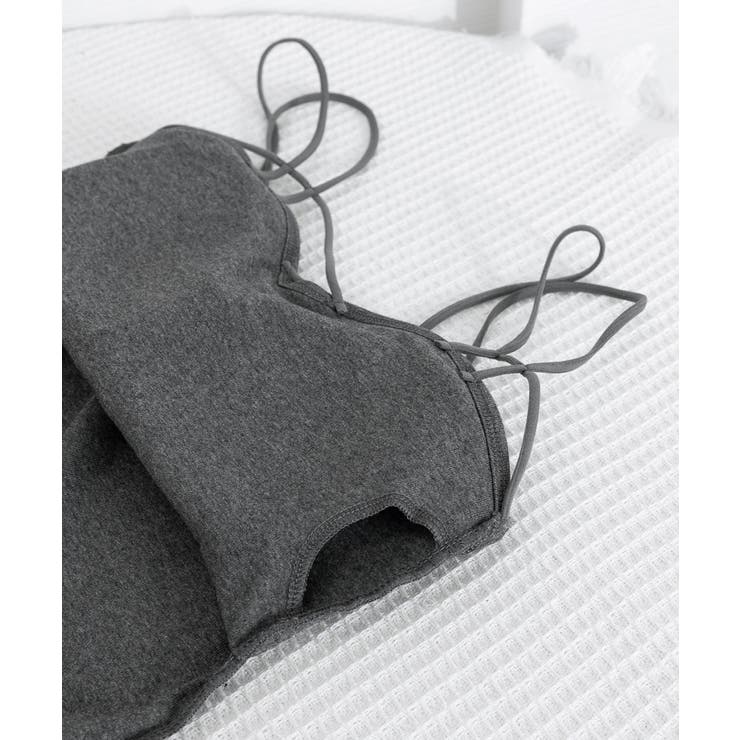 カップ付きキャミソール ダブルストラップ | Miniministore | 詳細画像17 