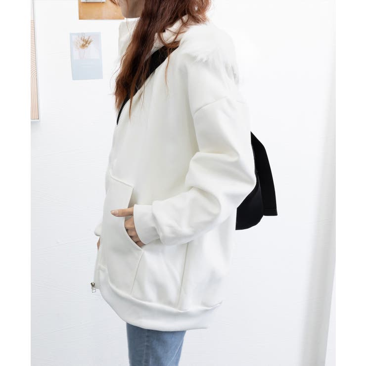 裏微起毛パーカージップアップ レディース | Miniministore | 詳細画像20 