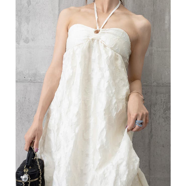 リゾートワンピースパッド付きビーチワンピ | Miniministore | 詳細画像14 